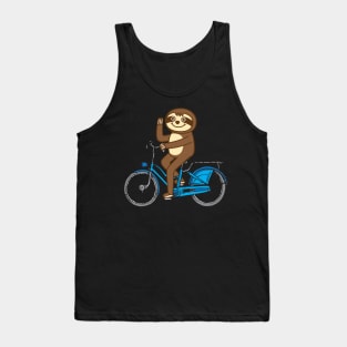 Sloth bicycle Tank Top